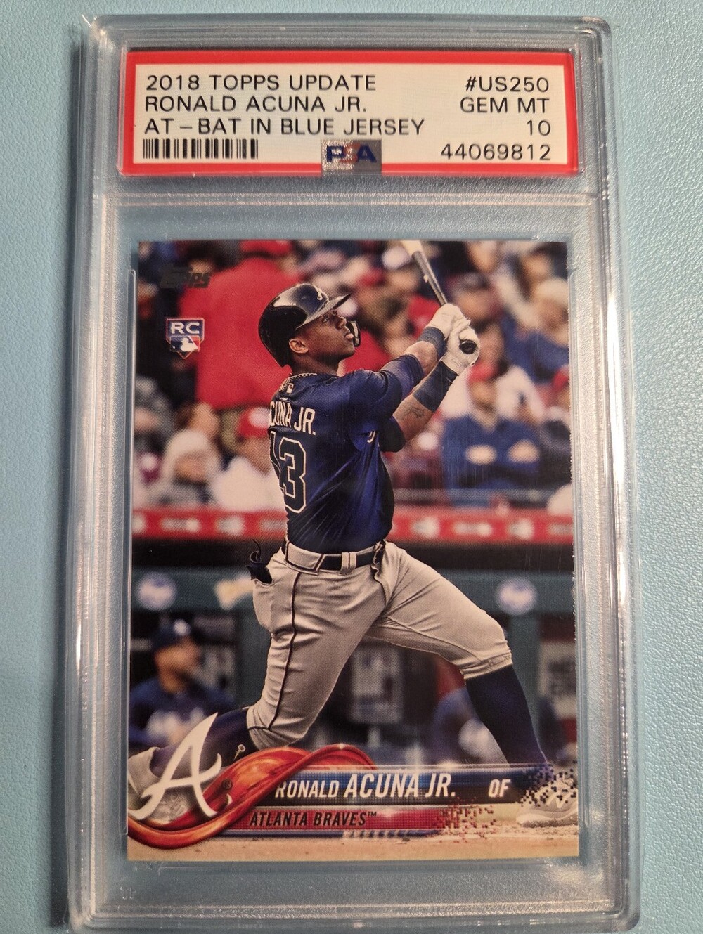 Ronald ACUAN Jr PSA 10 Rookie Card TOPPS 2018.
